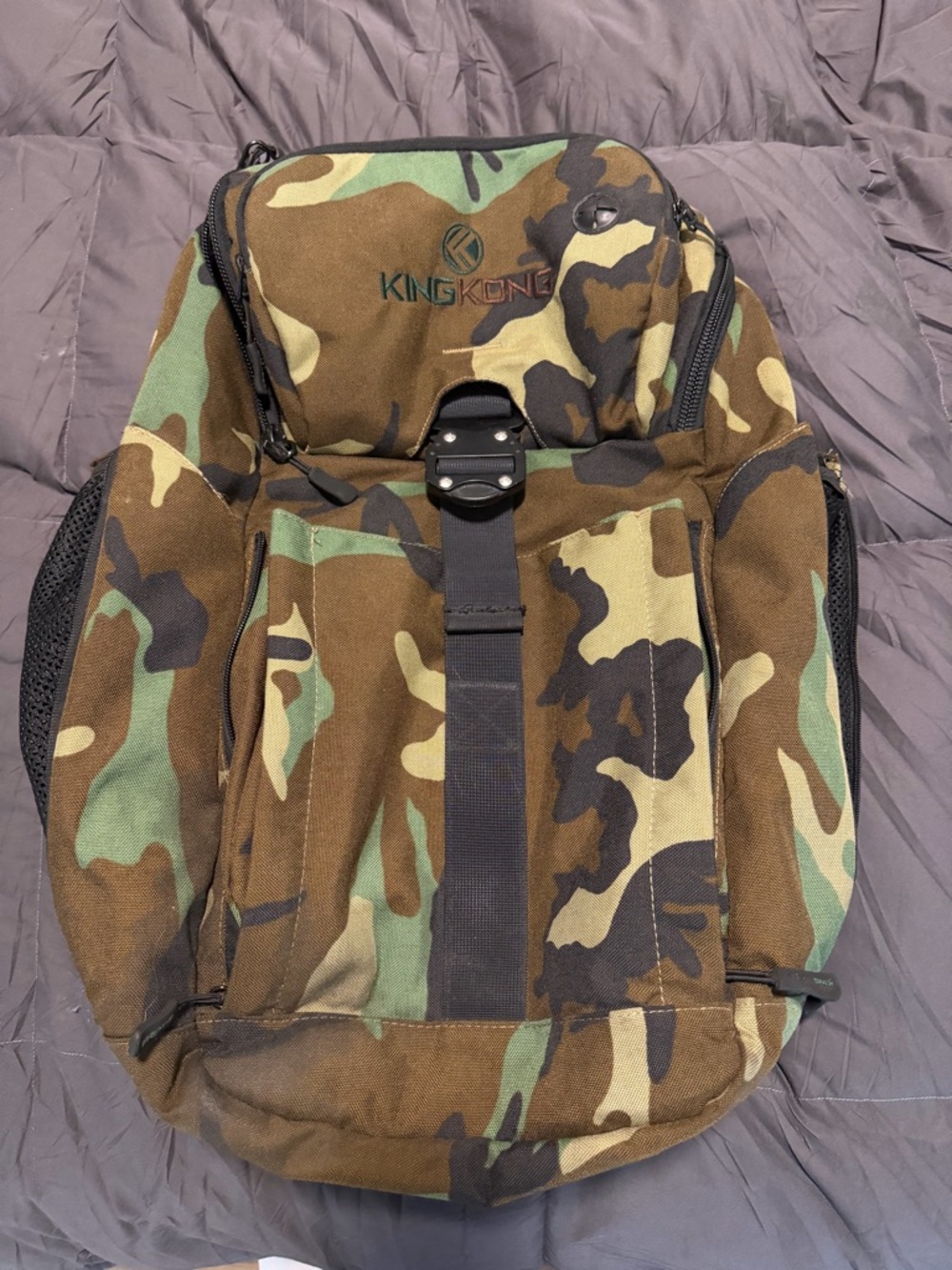 King Kong KNKG 26L Large Gym Backpack Limited Edition Camo